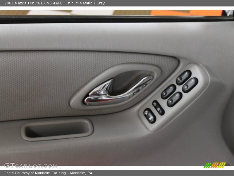 Platinum Metallic / Gray 2001 Mazda Tribute DX V6 4WD