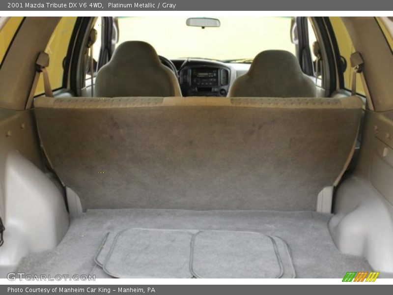 Platinum Metallic / Gray 2001 Mazda Tribute DX V6 4WD