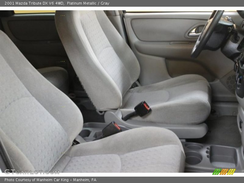 Platinum Metallic / Gray 2001 Mazda Tribute DX V6 4WD