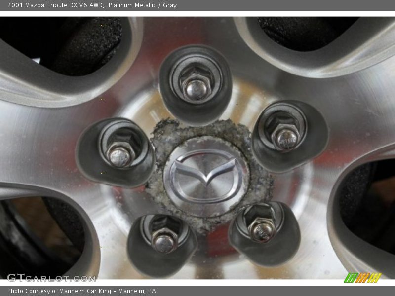 Platinum Metallic / Gray 2001 Mazda Tribute DX V6 4WD