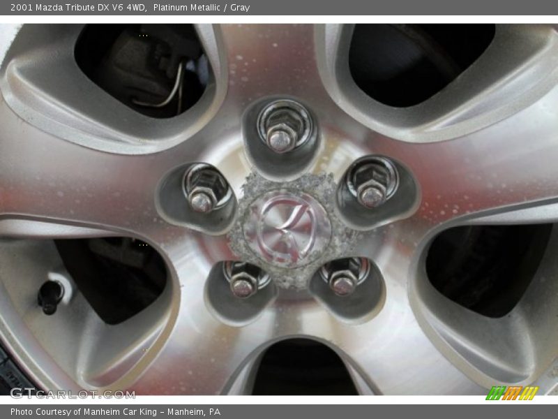 Platinum Metallic / Gray 2001 Mazda Tribute DX V6 4WD