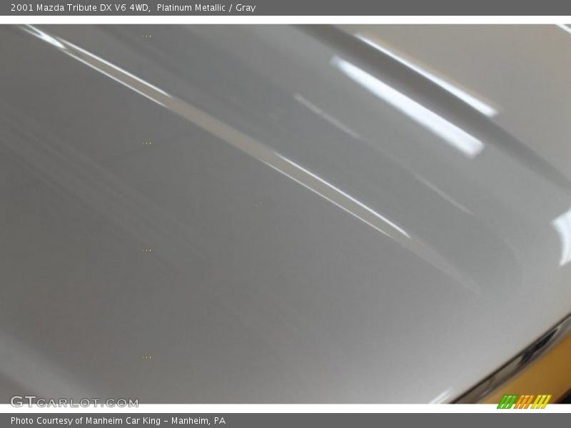 Platinum Metallic / Gray 2001 Mazda Tribute DX V6 4WD