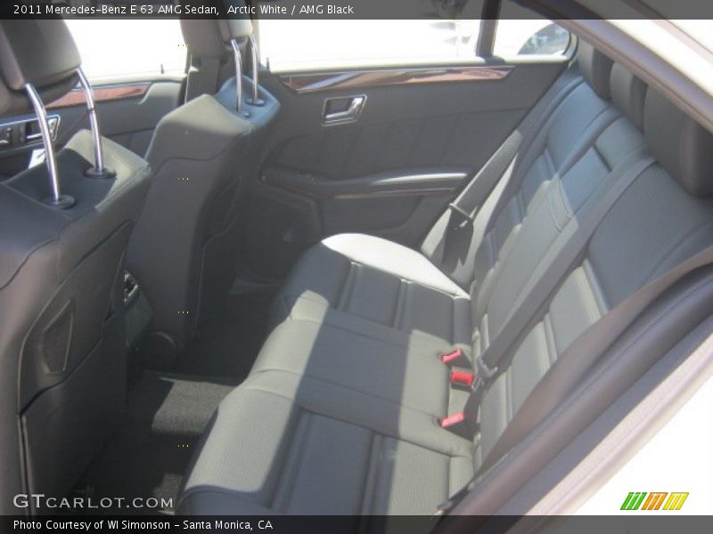 Arctic White / AMG Black 2011 Mercedes-Benz E 63 AMG Sedan