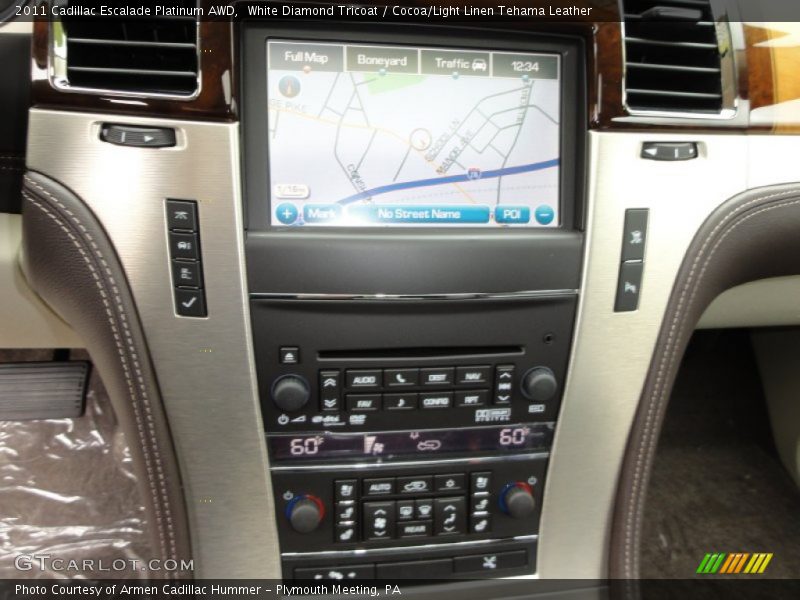 Navigation of 2011 Escalade Platinum AWD