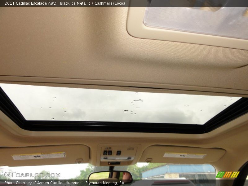 Black Ice Metallic / Cashmere/Cocoa 2011 Cadillac Escalade AWD
