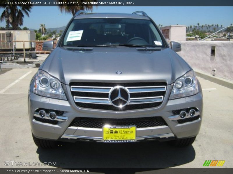 Palladium Silver Metallic / Black 2011 Mercedes-Benz GL 350 Blutec 4Matic