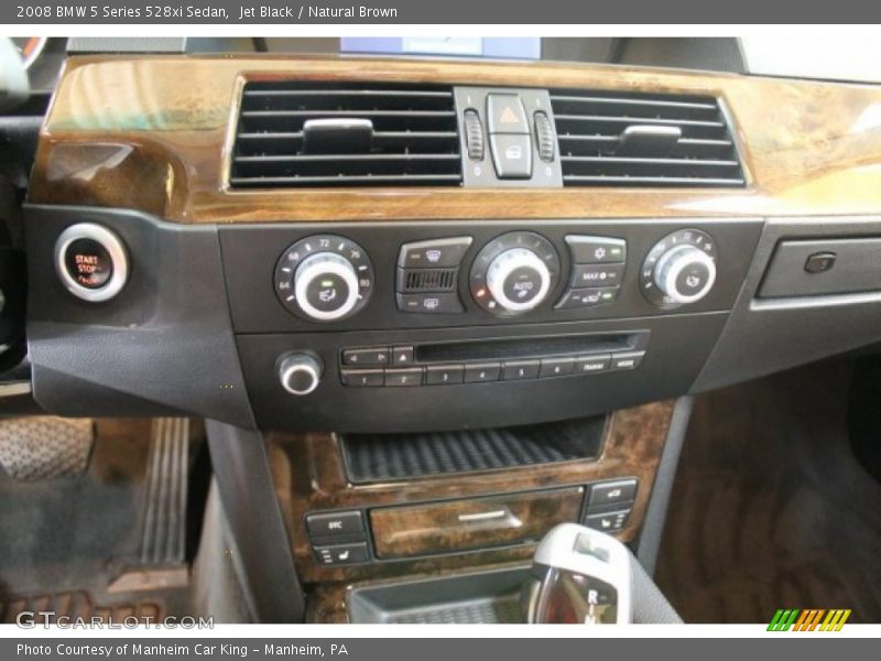 Jet Black / Natural Brown 2008 BMW 5 Series 528xi Sedan