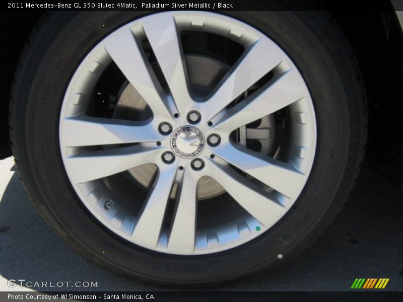Palladium Silver Metallic / Black 2011 Mercedes-Benz GL 350 Blutec 4Matic