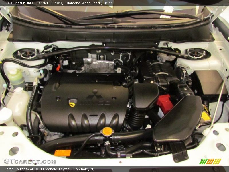  2010 Outlander SE 4WD Engine - 2.4 Liter DOHC 16-Valve MIVEC 4 Cylinder