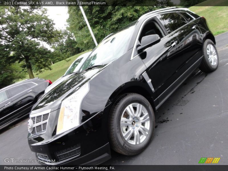 Black Raven / Ebony/Titanium 2011 Cadillac SRX 4 V6 AWD