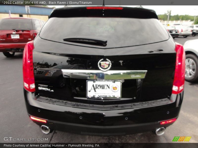 Black Raven / Ebony/Titanium 2011 Cadillac SRX 4 V6 AWD