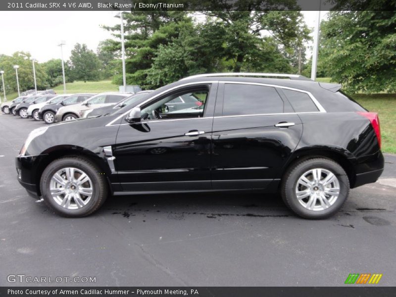 Black Raven / Ebony/Titanium 2011 Cadillac SRX 4 V6 AWD
