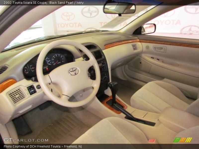  2002 Solara SE Coupe Ivory Interior