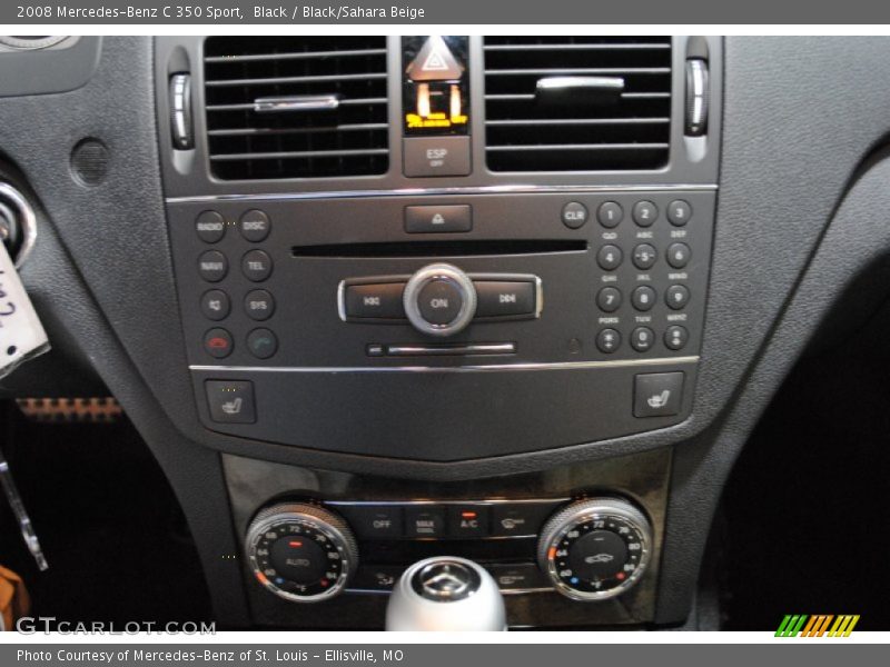Black / Black/Sahara Beige 2008 Mercedes-Benz C 350 Sport