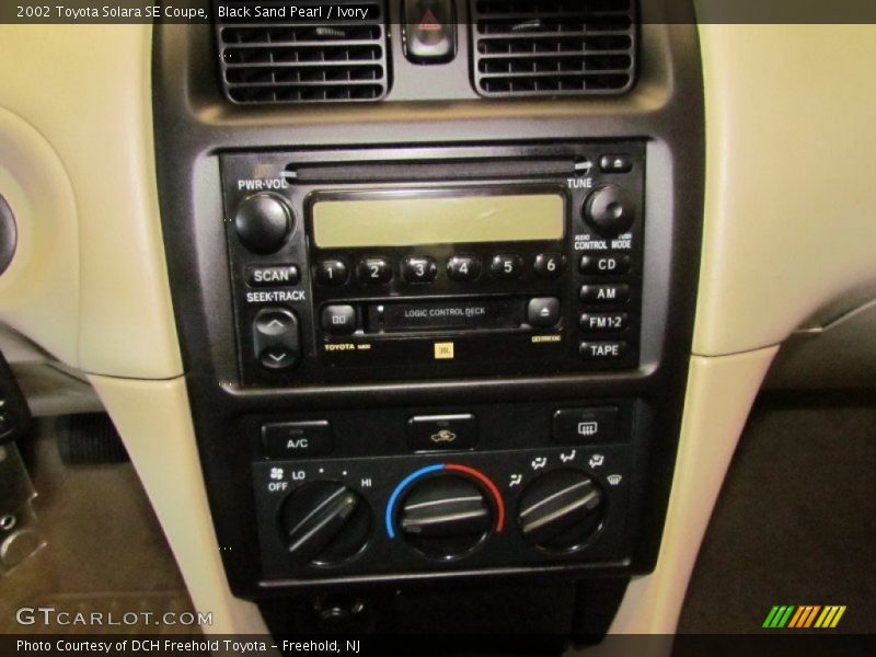 Black Sand Pearl / Ivory 2002 Toyota Solara SE Coupe