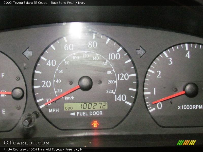 Black Sand Pearl / Ivory 2002 Toyota Solara SE Coupe