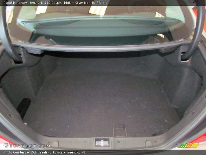 Iridium Silver Metallic / Black 2008 Mercedes-Benz CLK 550 Coupe