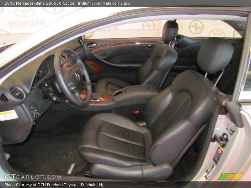  2008 CLK 550 Coupe Black Interior