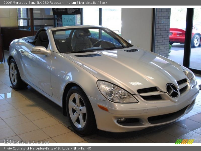 Iridium Silver Metallic / Black 2006 Mercedes-Benz SLK 280 Roadster