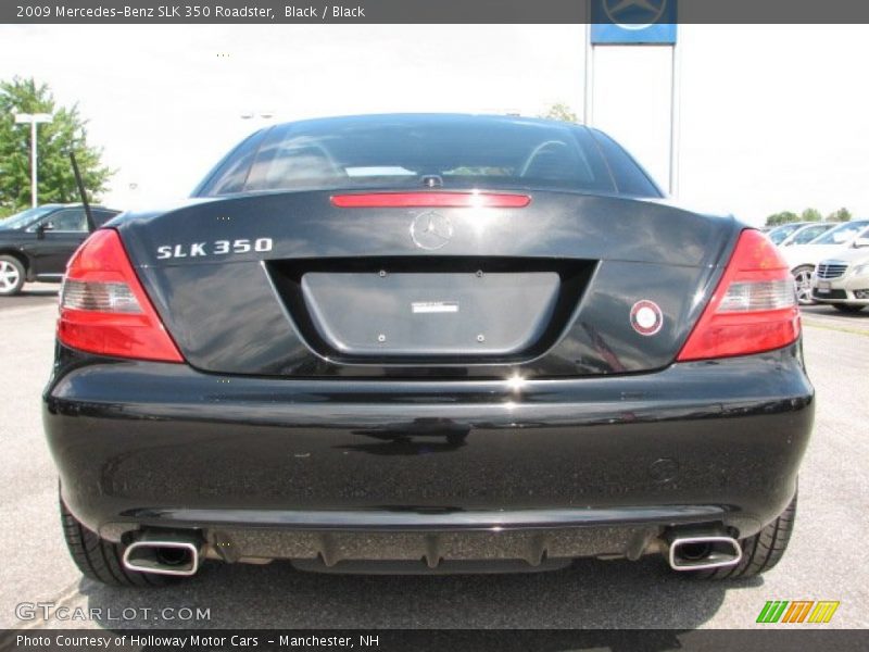 Black / Black 2009 Mercedes-Benz SLK 350 Roadster