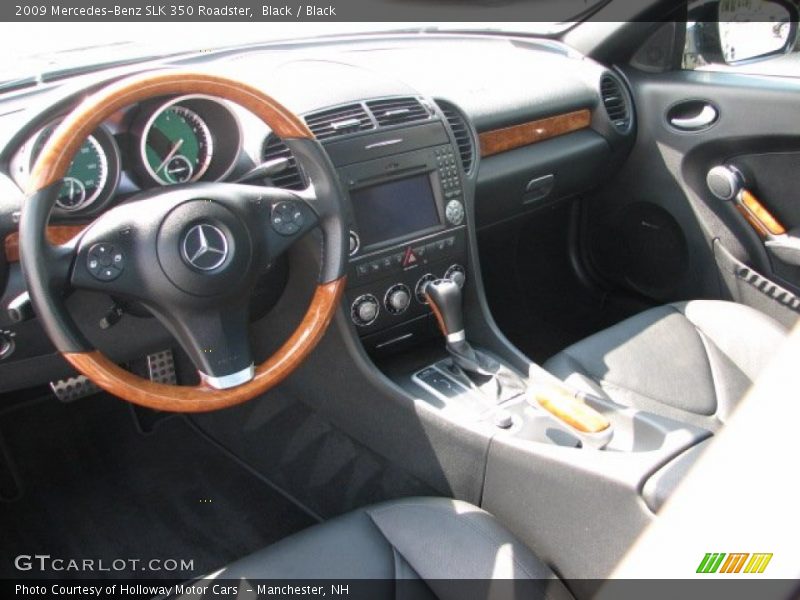 Black / Black 2009 Mercedes-Benz SLK 350 Roadster