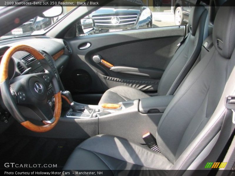 Black / Black 2009 Mercedes-Benz SLK 350 Roadster