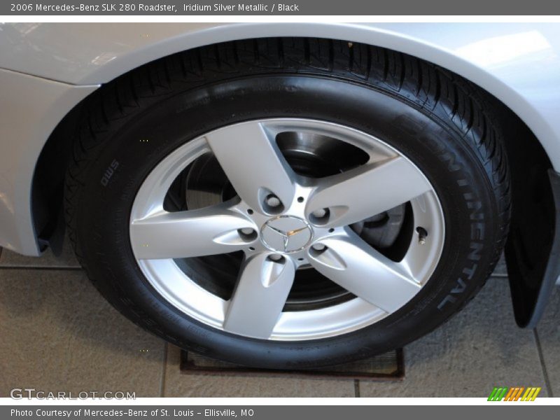 Iridium Silver Metallic / Black 2006 Mercedes-Benz SLK 280 Roadster