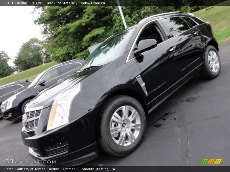 Black Ice Metallic / Ebony/Titanium 2011 Cadillac SRX FWD