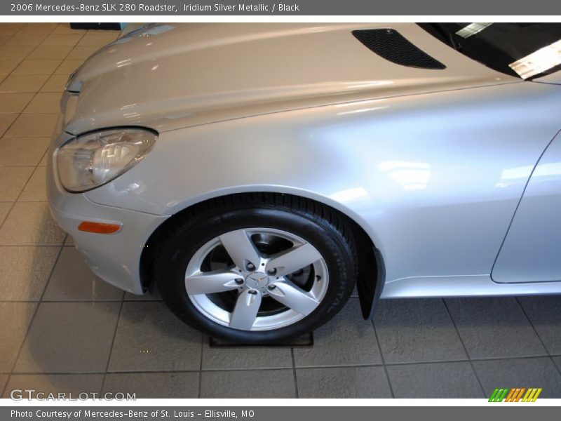 Iridium Silver Metallic / Black 2006 Mercedes-Benz SLK 280 Roadster