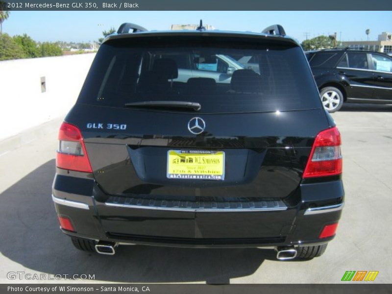 Black / Black 2012 Mercedes-Benz GLK 350