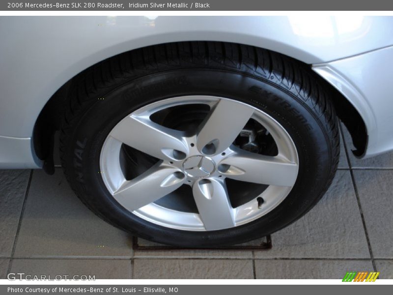 Iridium Silver Metallic / Black 2006 Mercedes-Benz SLK 280 Roadster