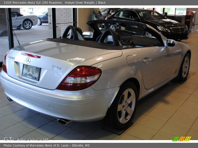 Iridium Silver Metallic / Black 2006 Mercedes-Benz SLK 280 Roadster