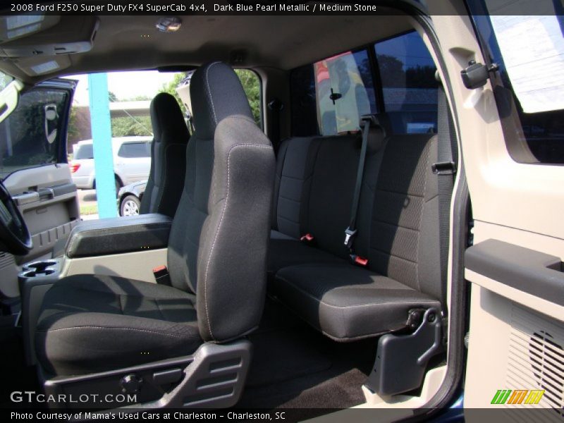 Dark Blue Pearl Metallic / Medium Stone 2008 Ford F250 Super Duty FX4 SuperCab 4x4
