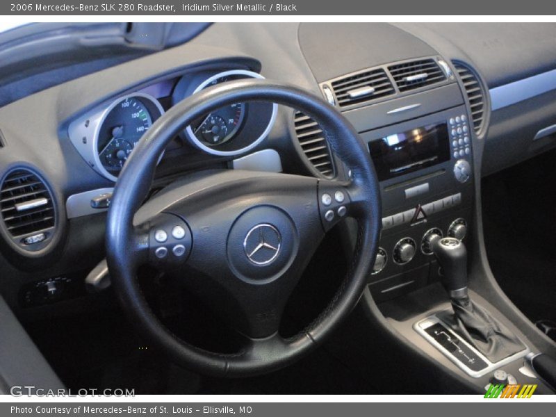 Iridium Silver Metallic / Black 2006 Mercedes-Benz SLK 280 Roadster