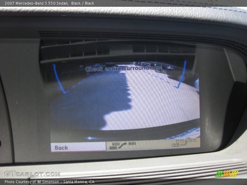 Black / Black 2007 Mercedes-Benz S 550 Sedan