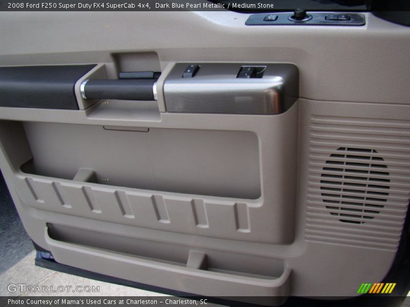 Dark Blue Pearl Metallic / Medium Stone 2008 Ford F250 Super Duty FX4 SuperCab 4x4