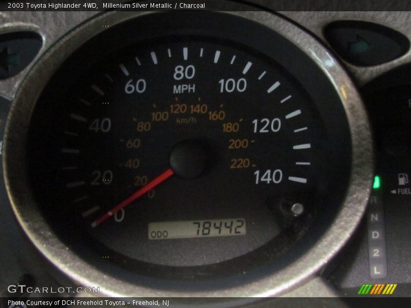 Millenium Silver Metallic / Charcoal 2003 Toyota Highlander 4WD