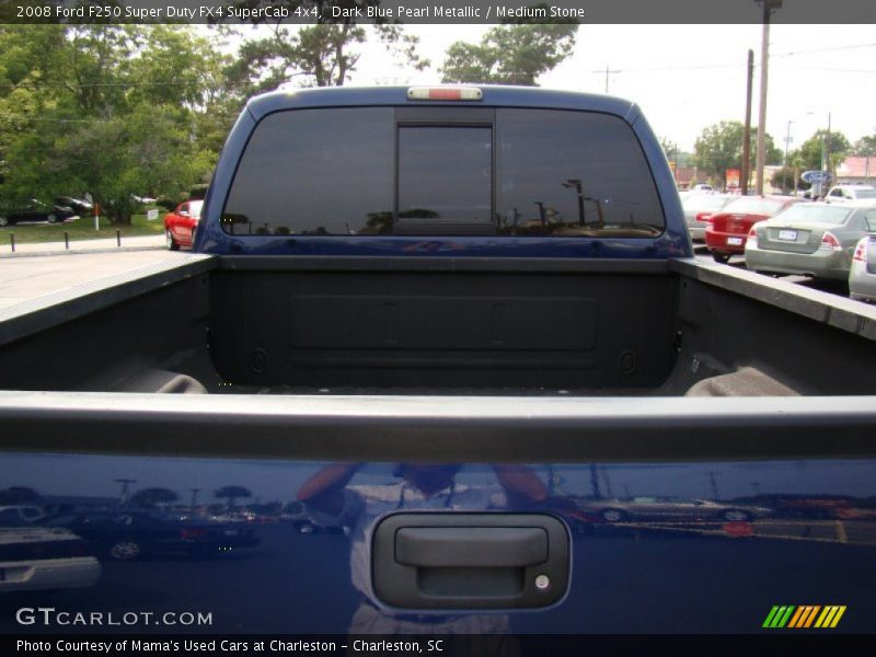 Dark Blue Pearl Metallic / Medium Stone 2008 Ford F250 Super Duty FX4 SuperCab 4x4
