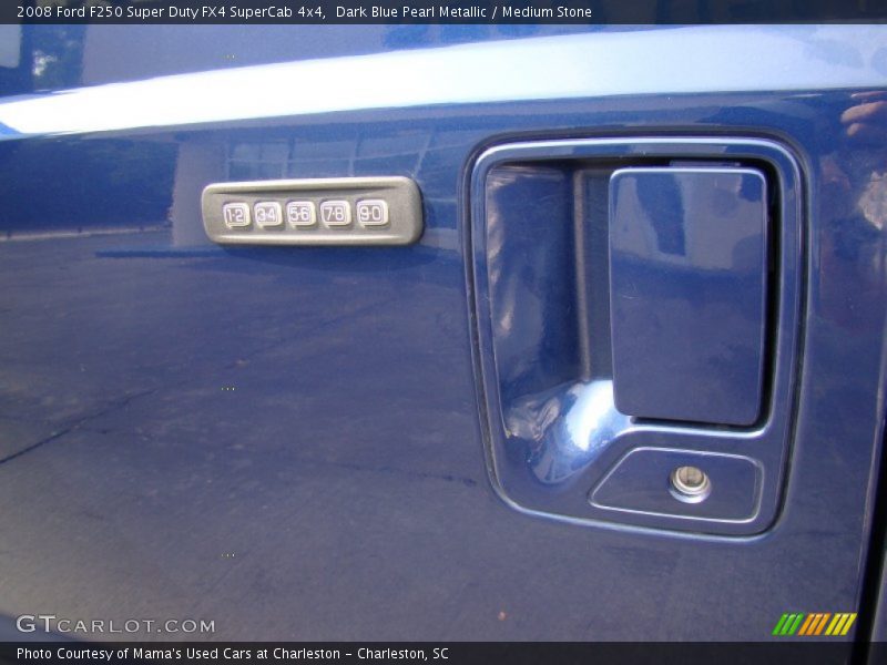 Dark Blue Pearl Metallic / Medium Stone 2008 Ford F250 Super Duty FX4 SuperCab 4x4