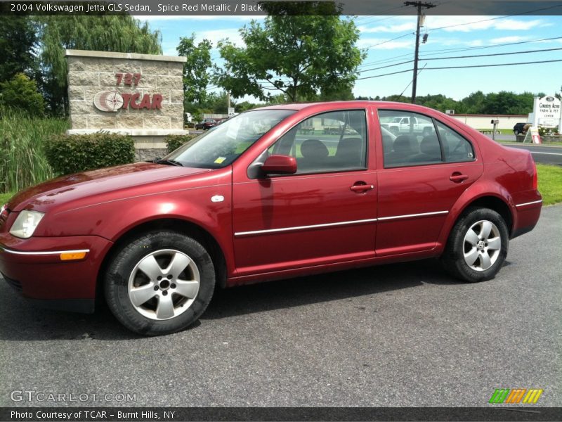 Spice Red Metallic / Black 2004 Volkswagen Jetta GLS Sedan