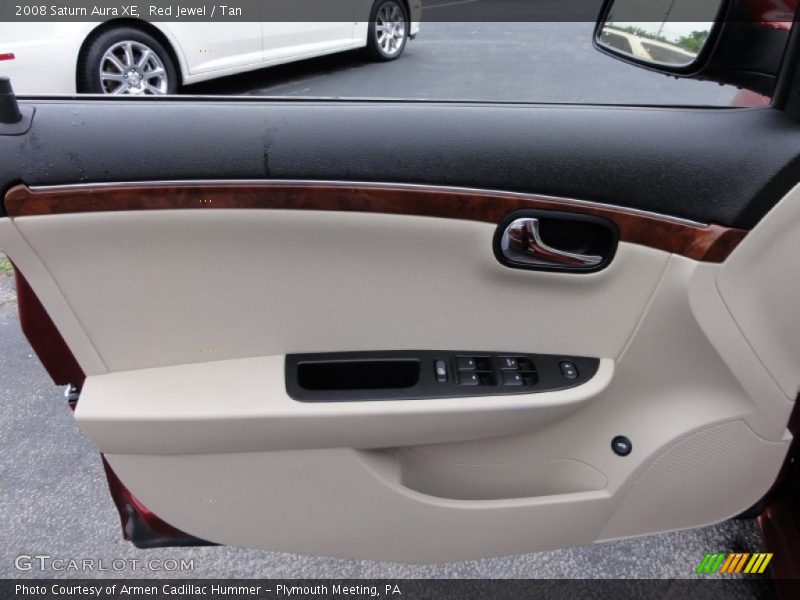 Red Jewel / Tan 2008 Saturn Aura XE