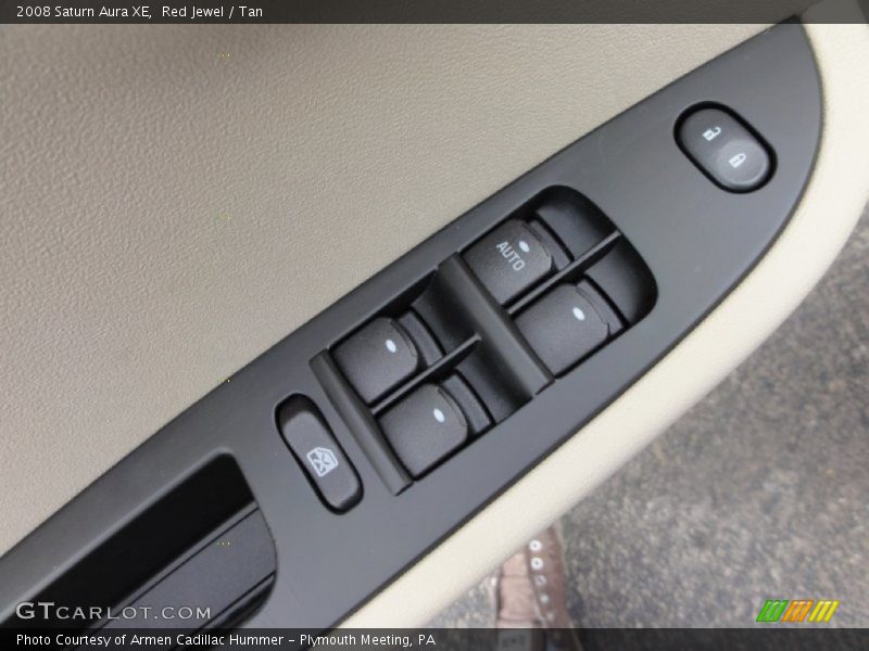 Red Jewel / Tan 2008 Saturn Aura XE