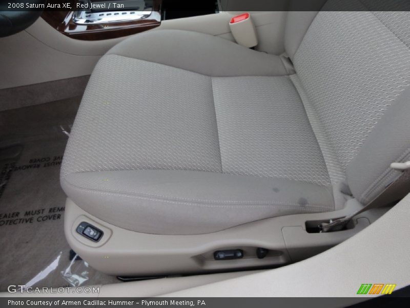 Red Jewel / Tan 2008 Saturn Aura XE