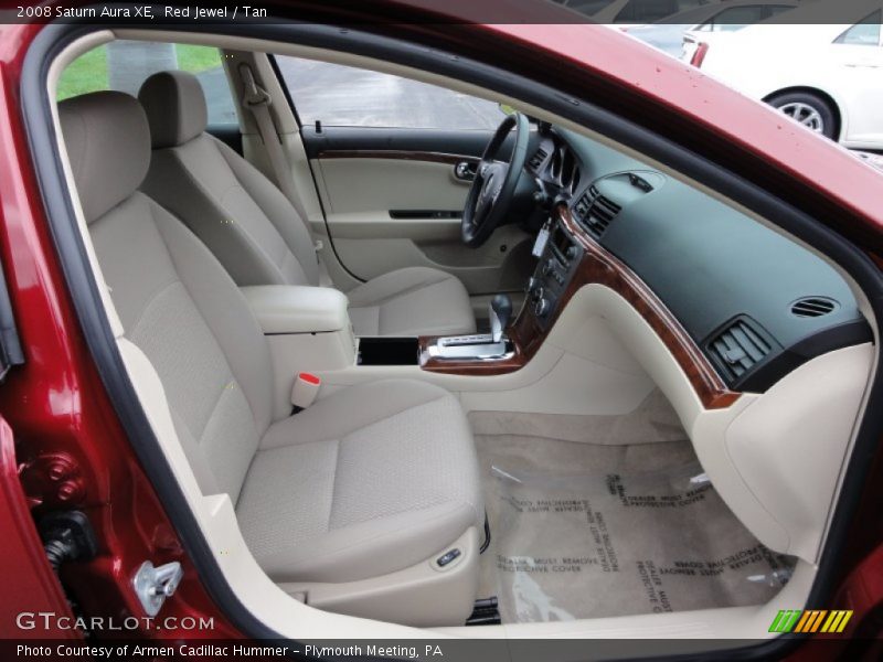 Red Jewel / Tan 2008 Saturn Aura XE