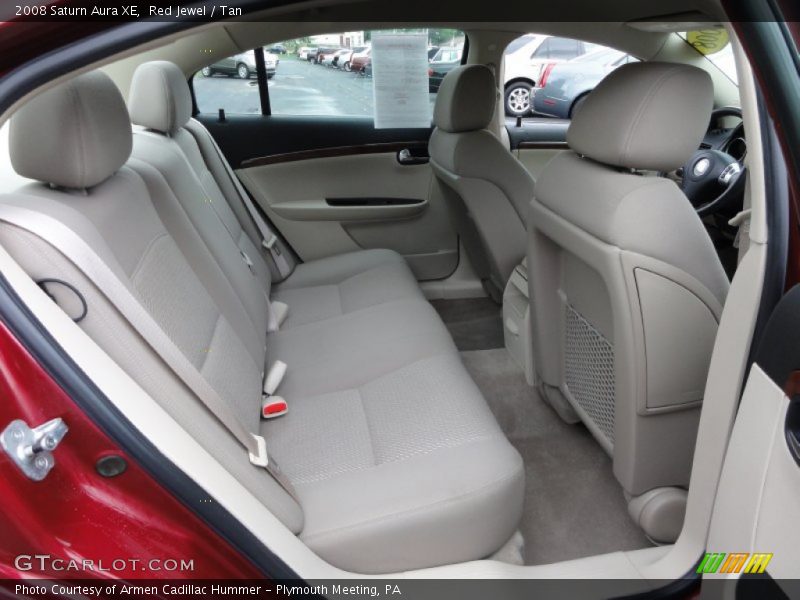 Red Jewel / Tan 2008 Saturn Aura XE