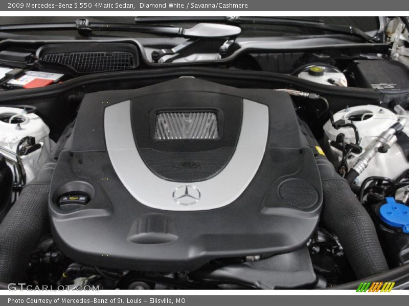 Diamond White / Savanna/Cashmere 2009 Mercedes-Benz S 550 4Matic Sedan
