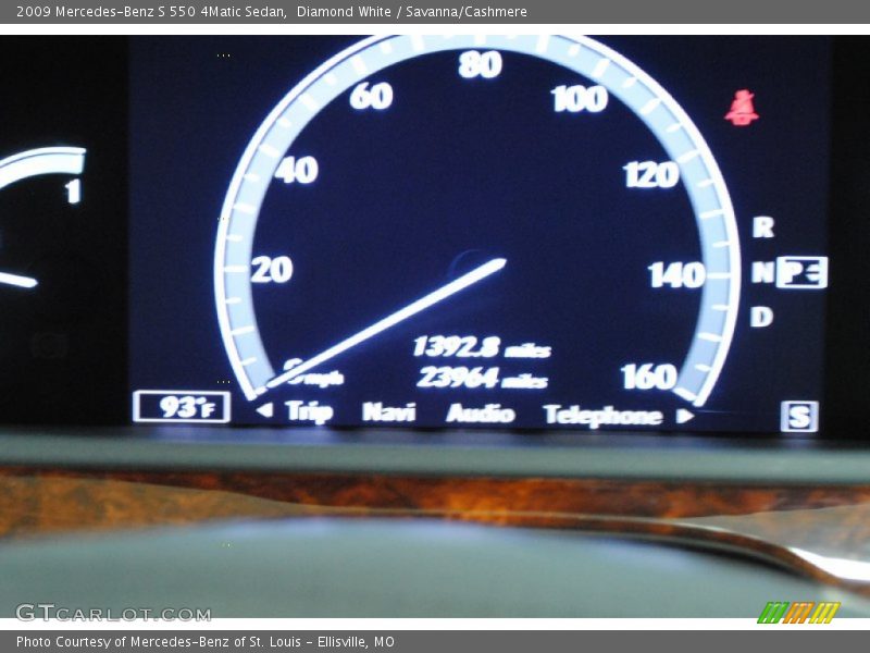 Diamond White / Savanna/Cashmere 2009 Mercedes-Benz S 550 4Matic Sedan