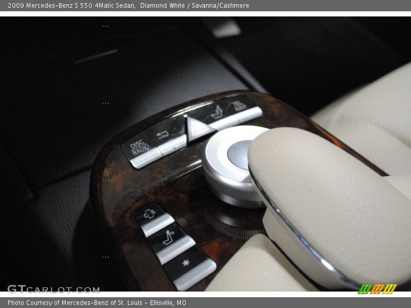 Diamond White / Savanna/Cashmere 2009 Mercedes-Benz S 550 4Matic Sedan