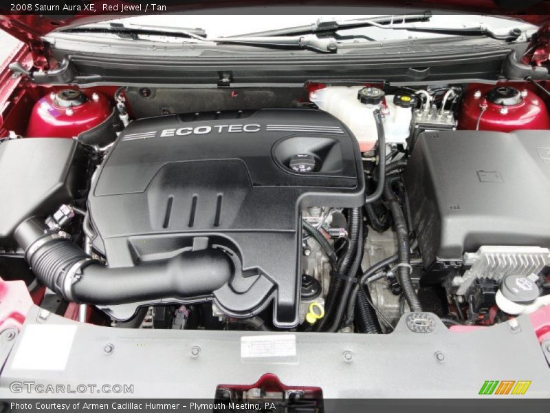 Red Jewel / Tan 2008 Saturn Aura XE