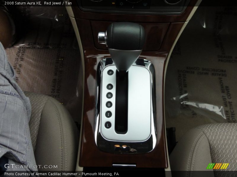 Red Jewel / Tan 2008 Saturn Aura XE